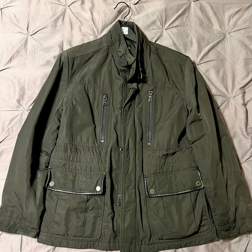 Men's Black Hugo Boss Heavy Field Jacket